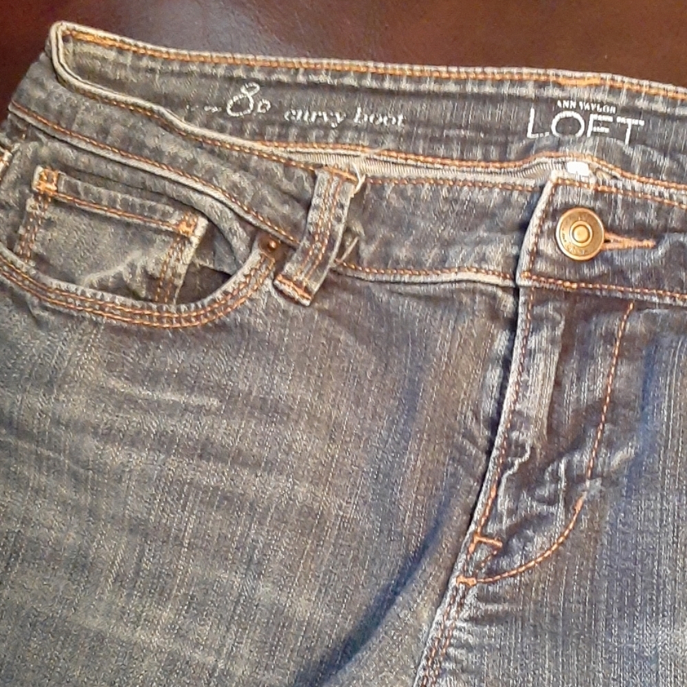 Ann Taylor Loft Curvy Boot Jeans